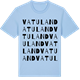 Blue Soul t-shirt med Vatuland ordlek t-shirt