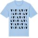 Blue Soul t-shirt med Vavik ordlek t-shirt