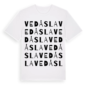 Vedåsla ordlek t-shirt – ekologisk bomull t-shirt från Pinshirt