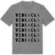 Mid Heather Gray t-shirt med Vedbacka ordlek t-shirt