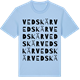 Blue Soul t-shirt med Vedskär ordlek t-shirt
