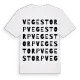 Vegestorp ordlek t-shirt