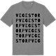 Mid Heather Gray t-shirt med Vegestorp ordlek t-shirt