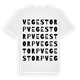 Vegestorp ordlek t-shirt