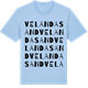 Blue Soul t-shirt med Velanda sand ordlek t-shirt