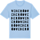 Blue Soul t-shirt med Veneröd ordlek t-shirt