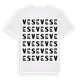 White t-shirt med Vese ordlek t-shirt