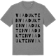 Mid Heather Gray t-shirt med Viadukten ordlek t-shirt