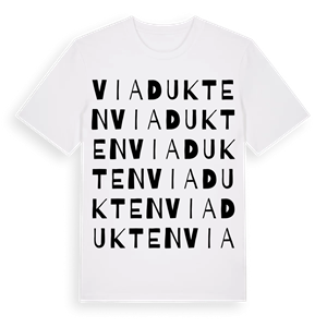 Viadukten ordlek t-shirt – ekologisk bomull t-shirt från Pinshirt