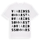 Viareds sommarstad ordlek t-shirt