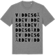 Mid Heather Gray t-shirt med Viddesgärde ordlek t-shirt