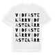 Vidfastekärr ordlek t-shirt