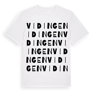 Vidingen ordlek t-shirt – ekologisk bomull t-shirt från Pinshirt
