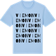 Blue Soul t-shirt med Viemon ordlek t-shirt