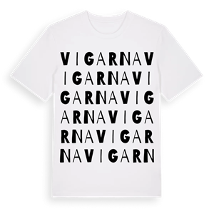 Vigarna ordlek t-shirt – ekologisk bomull t-shirt från Pinshirt