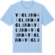 Blue Soul t-shirt med Viglunda ordlek t-shirt