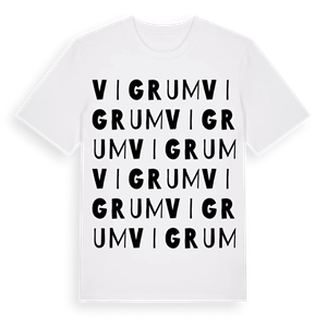 Vigrum ordlek t-shirt – ekologisk bomull t-shirt från Pinshirt