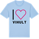Blue Soul t-shirt med Jag älskar Vihult t-shirt stort tryck