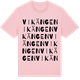 Pink Cotton t-shirt med Vikängen ordlek t-shirt