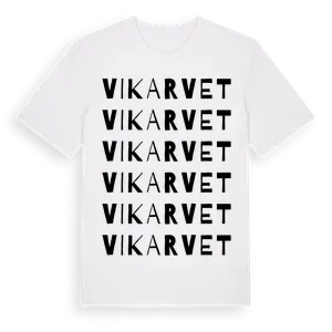 Vikarvet ordlek t-shirt – ekologisk bomull t-shirt från Pinshirt
