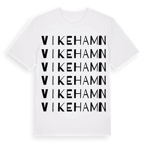 Vike hamn ordlek t-shirt – ekologisk bomull t-shirt från Pinshirt