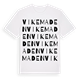 Vikemaden ordlek t-shirt