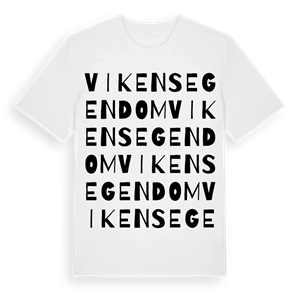 Vikens Egendom ordlek t-shirt – ekologisk bomull t-shirt från Pinshirt