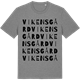 Mid Heather Gray t-shirt med Vikens gård ordlek t-shirt