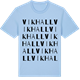 Blue Soul t-shirt med Vikhall ordlek t-shirt