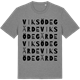 Mid Heather Gray t-shirt med Viks Ödegärde ordlek t-shirt