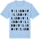 Blue Soul t-shirt med Vilanda ordlek t-shirt