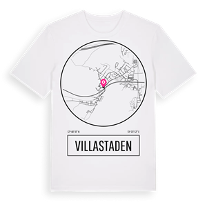 Villastaden t-shirt – ekologisk bomull t-shirt från Pinshirt