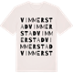 Vintage White t-shirt med Vimmerstad ordlek t-shirt