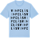 Blue Soul t-shirt med Vimpelås ordlek t-shirt