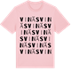 Pink Cotton t-shirt med Vinäs ordlek t-shirt