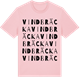 Pink Cotton t-shirt med Vindbräcka ordlek t-shirt