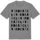Mid Heather Gray t-shirt med Vindbräcka ordlek t-shirt