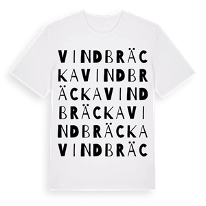 Vindbräcka ordlek t-shirt – ekologisk bomull t-shirt från Pinshirt