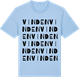 Blue Soul t-shirt med Vinden ordlek t-shirt