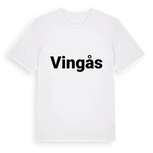 Vingås fetstil t-shirt – ekologisk bomull t-shirt från Pinshirt