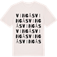 Vintage White t-shirt med Vingås ordlek t-shirt