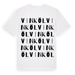 Vinköl ordlek t-shirt – ekologisk bomull t-shirt från Pinshirt