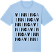 Blue Soul t-shirt med Vinninga ordlek t-shirt