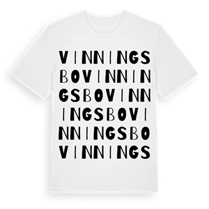 Vinningsbo ordlek t-shirt – ekologisk bomull t-shirt från Pinshirt