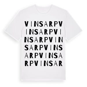 Vinsarp ordlek t-shirt – ekologisk bomull t-shirt från Pinshirt