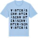 Blue Soul t-shirt med Vinteråsen ordlek t-shirt