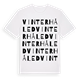 Vinterhåled ordlek t-shirt