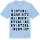 Blue Soul t-shirt med Vinterliden ordlek t-shirt