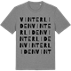 Mid Heather Gray t-shirt med Vinterliden ordlek t-shirt