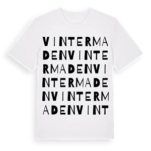 Vintermaden ordlek t-shirt – ekologisk bomull t-shirt från Pinshirt